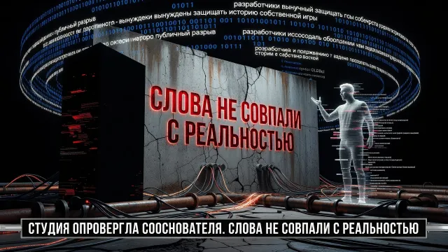 Студия опровергла сооснователя. Слова не совпали с реальностью